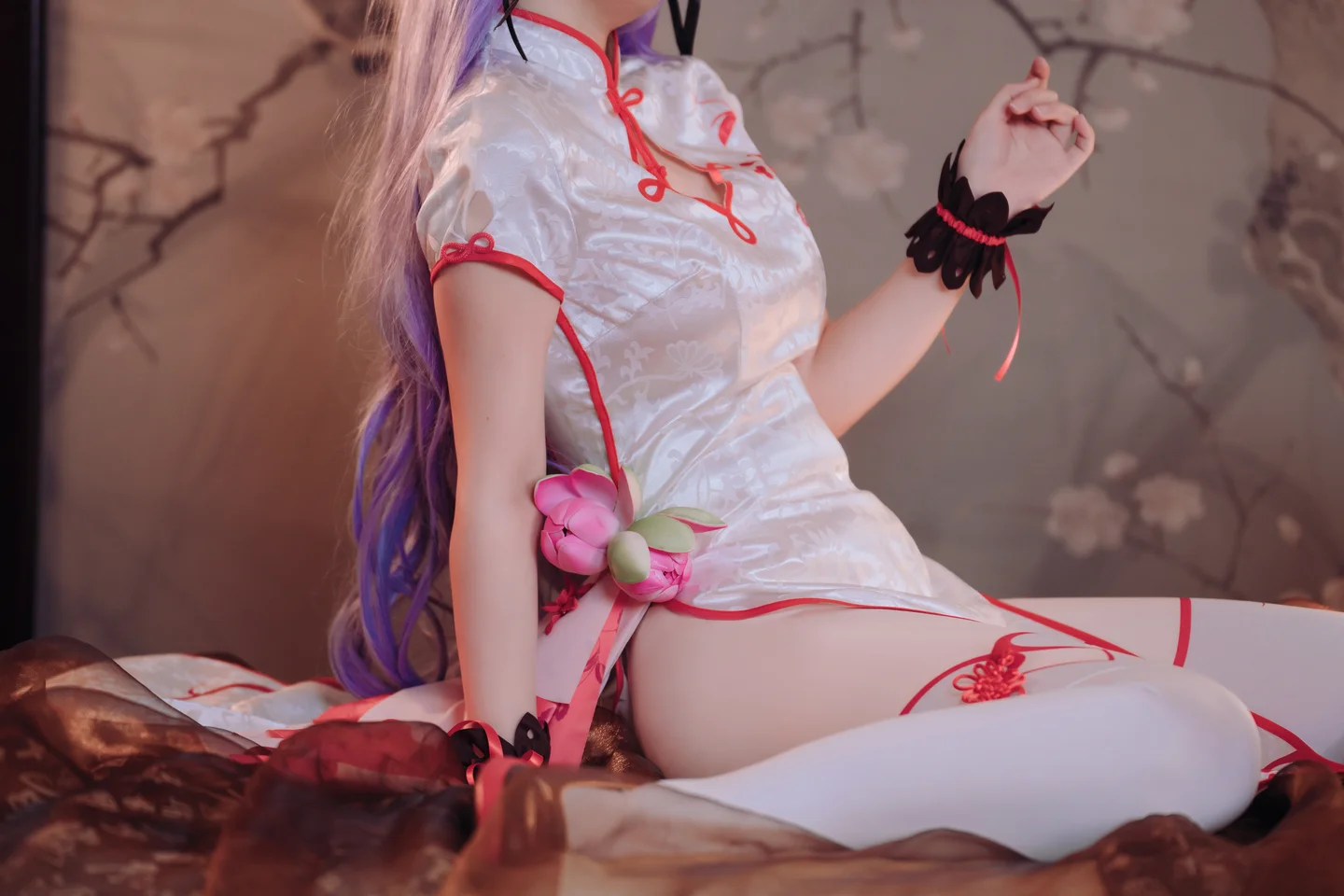 猫大人 - 碧蓝航线 独角兽 旗袍 [22P-348MB] tg@simisebaisi 【丝足阁】015.webp